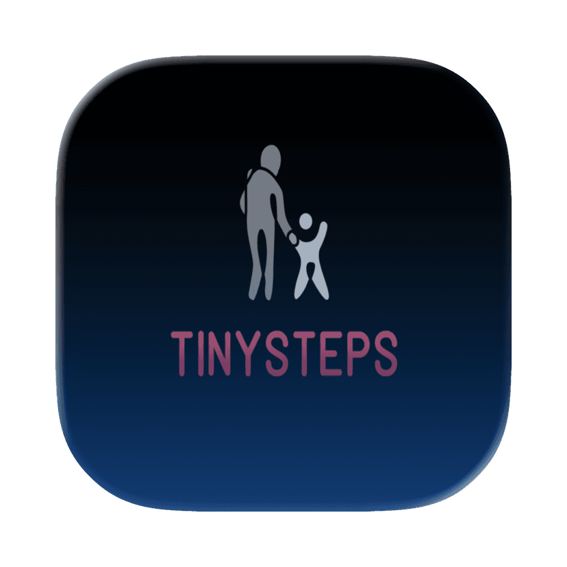 TinySteps App Icon - New Transparent Design